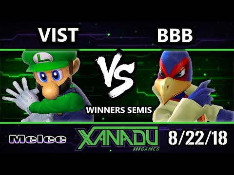 S@X 264 SSBM -  Vist (Luigi) Vs.  BBB (Falco) Smash Melee Winners Semis