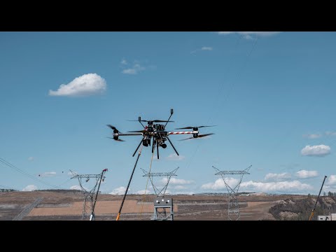 Power to the People - 3 x 500kV Drone Stringing at Site C with Infravision and BC Hydro