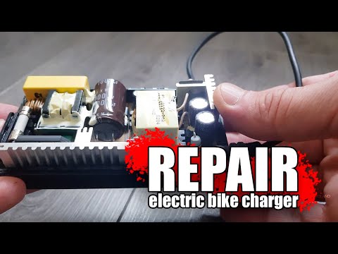 🛠 Electric Bike Charger Repair. Easy fix of e-bike battery faulty charger