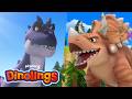 BOOM Scary Dinosaurs Attack Carnotaurus Vs Triceratops Dinolings Official