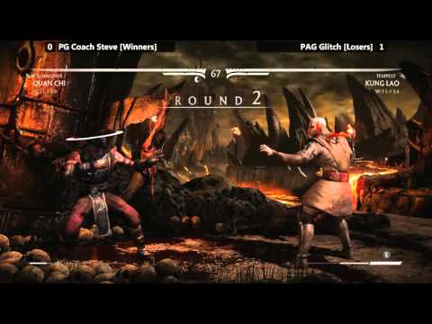 MKX Grand Finals @ Fight For the School - PG Coach Steve vs PAG Glitch [720p/60fps]