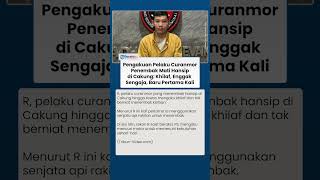 Pelaku Curanmor Tembak Mati Hansip di Cakung Akui Khilaf: Enggak Sengaja, Ini Baru Pertama Kali