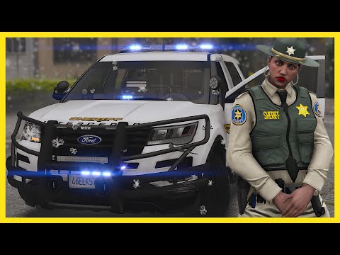 Sherriff Patrol in GTA 5 4K | GTA 5 Police Mods