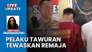 3 Pelaku Tawuran Tewaskan Remaja Dibekuk Polres Pontianak, Polisi Sita Celurit dan Pakaian