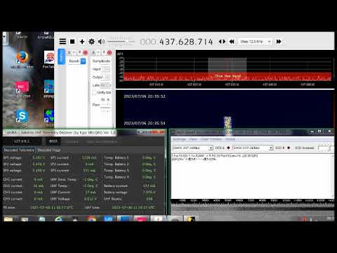 437.625MHz UmKA-1(RS40S) Telemetry Decode
