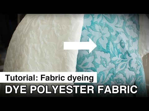 How to Dye Polyester Fabric