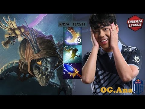 OG.ANA SLARK - POWER SPIKE WITH AGHANIMS - DOTA 2 7.29 Highlights