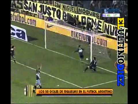 Gol de Juan Román Riquelme a Arsenal (Clausura 2007)