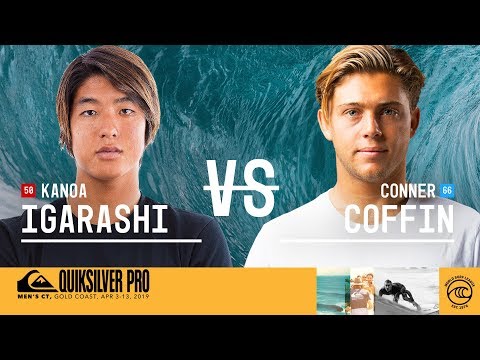 Kanoa Igarashi vs. Conner Coffin - Round Four, Heat 2 - Quiksilver Pro Gold Coast 2019