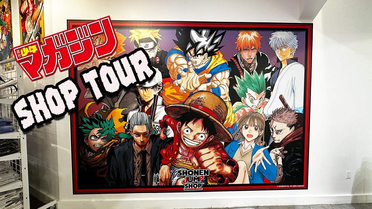 Shonen Jump NYC Pop-Up Shop Store Tour | One Piece, Naruto, Sakamoto Days and More!