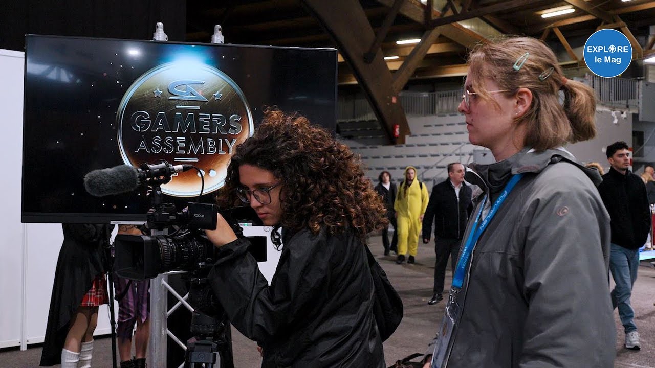 Les étudiants du LISA filment à la Gamers Assembly 2025