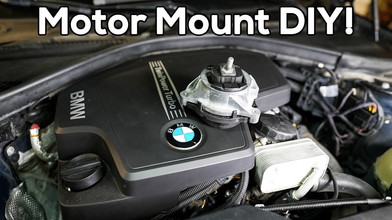 BMW F30 Engine Mount Replacement DIY - N20 or N26