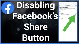 How To Disable Facebook Share Button