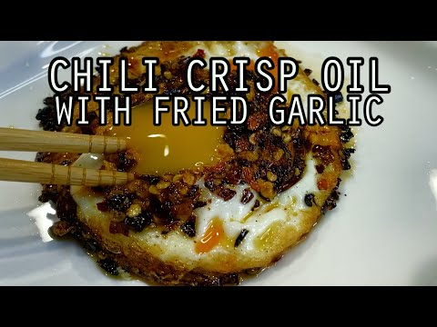 Woo Can Cook | Chili Crisp Oil With Fried Garlic #chilioil #food #cooking #recipe