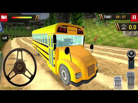 Offroad School Bus Driving Simulator Android Gameplay 2019