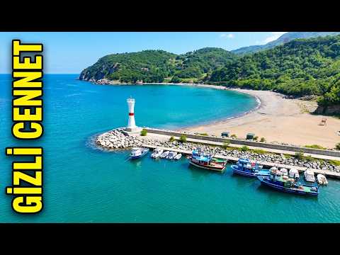 Amasra’nın Doğal Güzelliği Tarlaağzı Plajı Havadan Görüntülendi