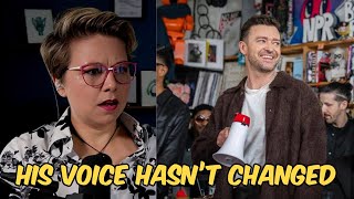 Justin Timberlake Tiny Desk?! 🤯  Vocal Coach Analysis and Reaction