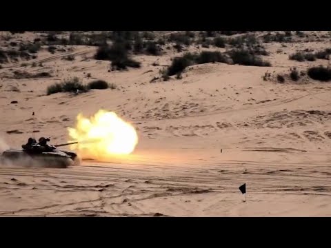 Indian Army Training in Desert Warfare with Various Equipment