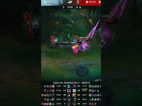 V5 vs WBG TheShy Jax SoloKill Rich Gwen - 2022 LPL Summer #shorts