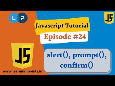 Alert Confirm Prompt In Javascript Javascript Tutorial