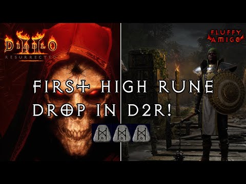 Diablo 2 Resurrected - WE GOT OUR FIRST HIGH RUNE TO DROP!?!?