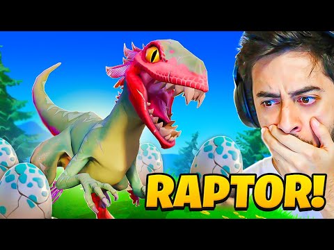 RAPTORS CHEGARAM NO FORTNITE!