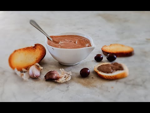 Cómo hacer TAPENADE de ACEITUNAS NEGRAS