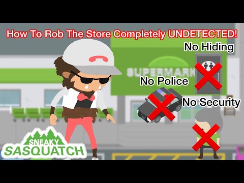 Rob The Supermarket Without Police Coming - Sneaky Sasquatch Glitch