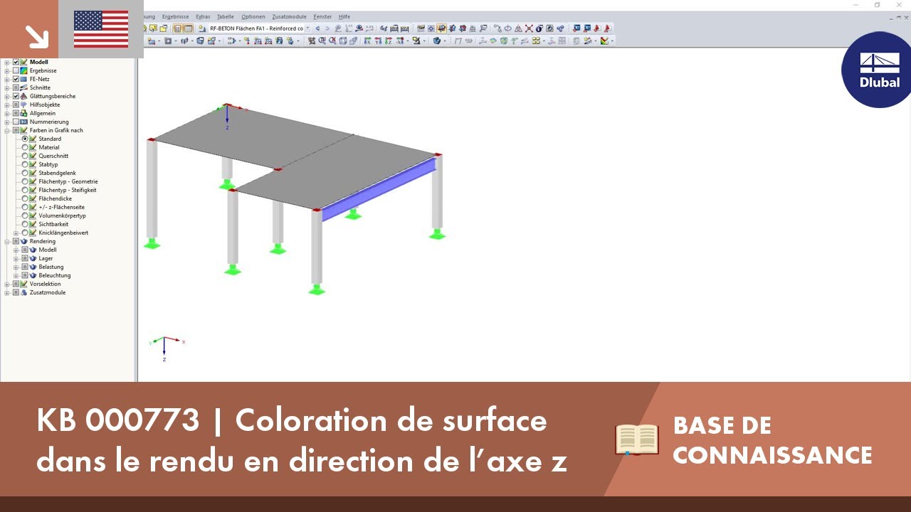 KB 000773 | Coloration de surface dans le rendu en direction de l'axe z