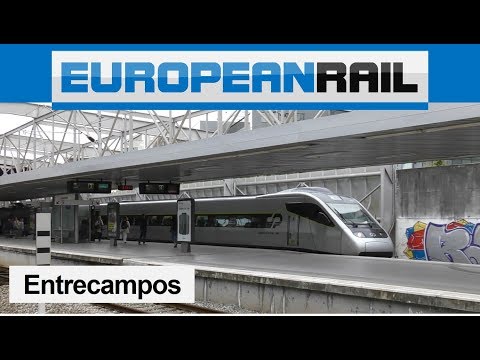 Comboios de Portugal Alfa Pendular 4000 Train 4003 - Estação de Entrecampos + announcements