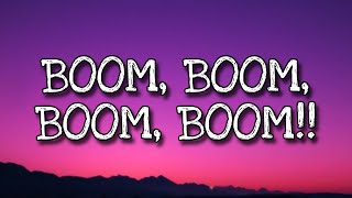 Cover art for boom boom boom boom