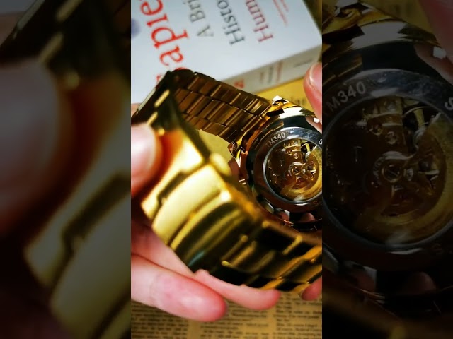 Vídeo relacionado con OCEANUS - Reloj Hombre Deportivo Negro Analógico con Cuarzo, Resistente al Agua hasta 20 Metros, Cierre de Hebilla, Pulsera de Metal, Batería Incluida