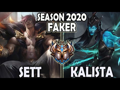 T1 Faker SETT vs KALISTA [ Mid ] Lol Ranked Korea