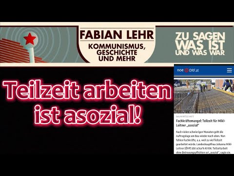 Teilzeit arbeiten ist asozial!