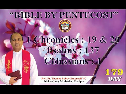 "Bible by Pentecost" Day - 179