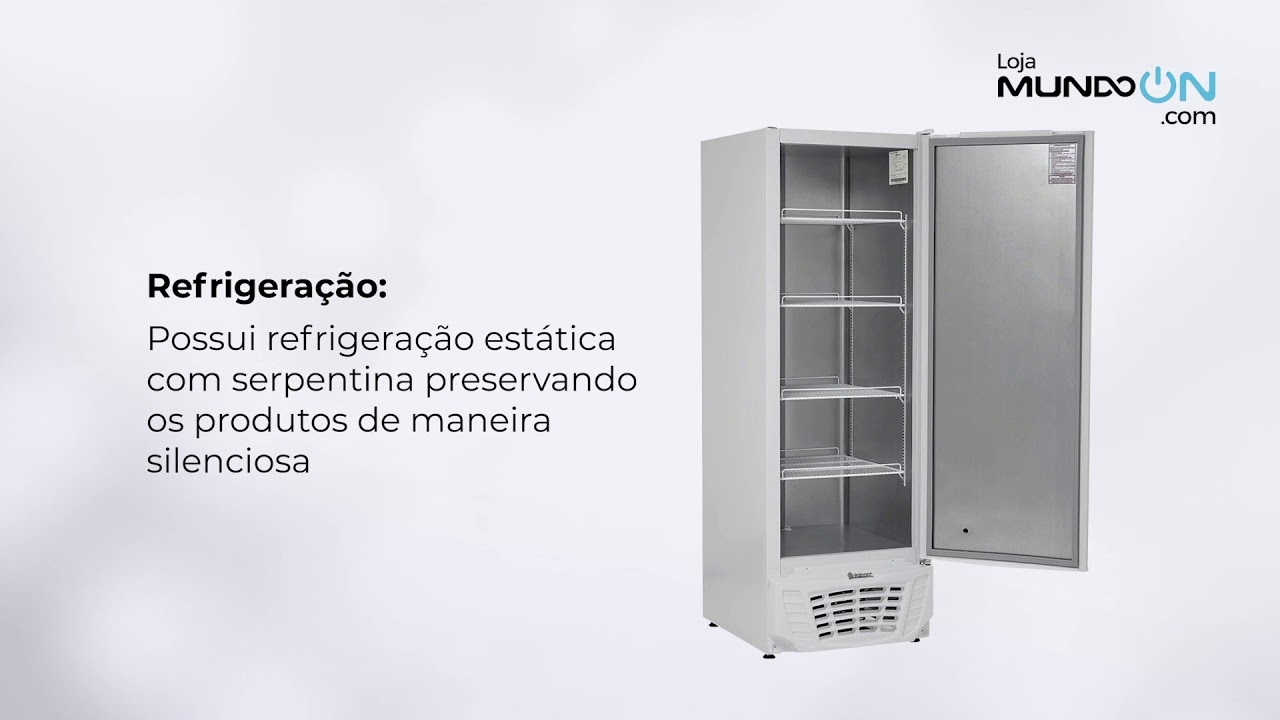 Refrigerador Gelopar GTPC 575 Dupla ação Branco