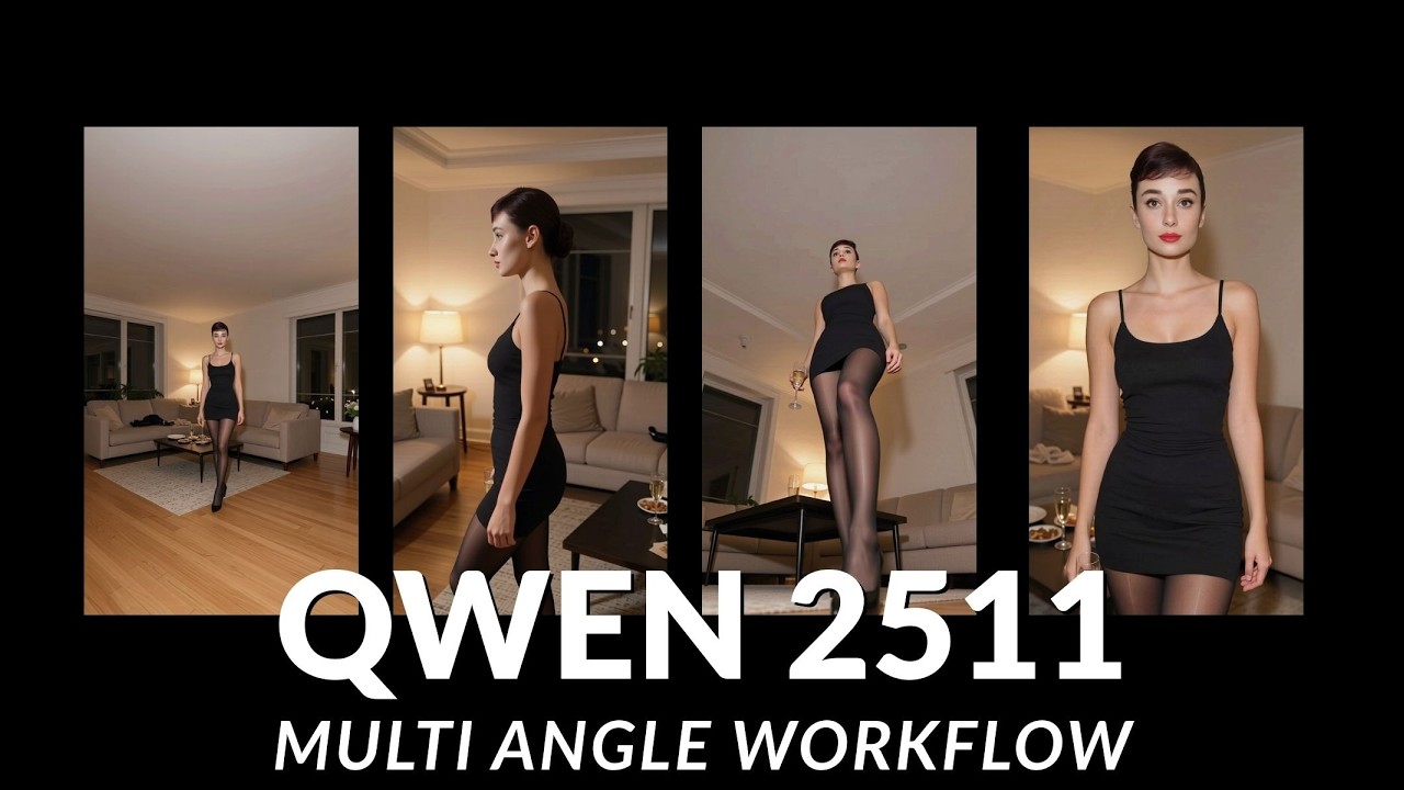 Qwen Image Edit 2511: Create 360° Character Turnarounds in ComfyUI