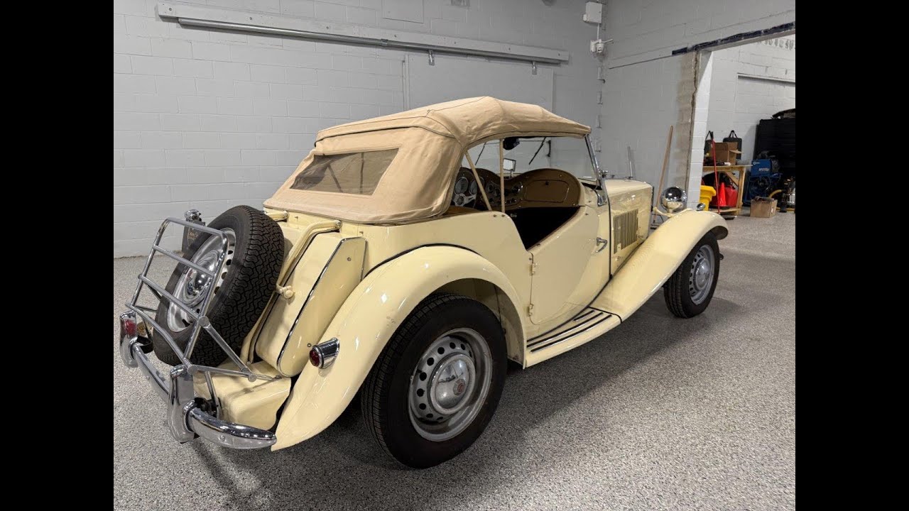 **Now SOLD** 1953 MG TD Roadster 4-Speed Manual