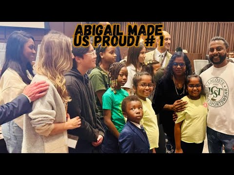 Abigail Made Us A Proud Parents! WOW Won 1st