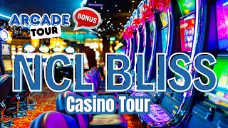 NCL Bliss Casino and Arcade Tour