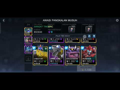 1000+ 5 star shard crystal in mobile comand Transformers Forged To Fight