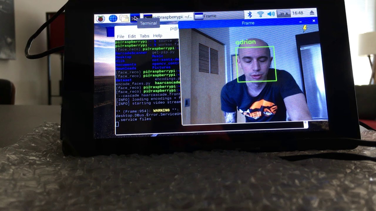 Raspberry Pi Face Recognition Demo
