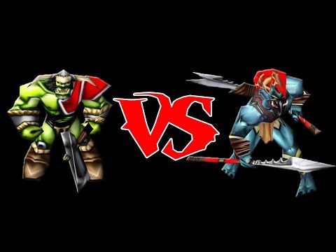 Grunts vs Troll Headhunters (fully upgraded/100 limit)