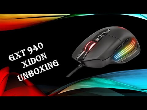The  GXT 940 Xidon RGB Gaming Mouse Unboxing