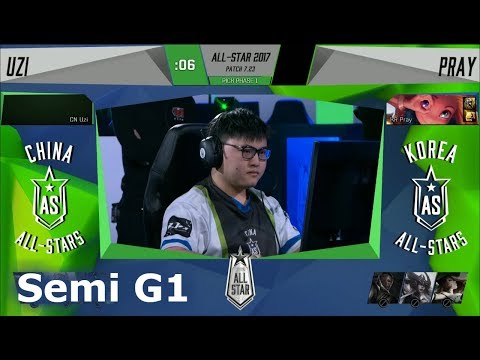 Uzi Varus vs PraY Zoe | Game 1 Semi Final 1v1 All-Stars 2017 | CN vs KR G1