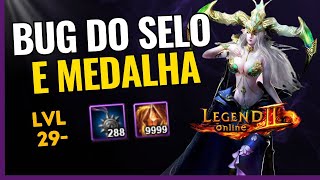 COMO USAR SELO DA ALMA E MEDALHA NO 29-  LEGEND ONLINE BR