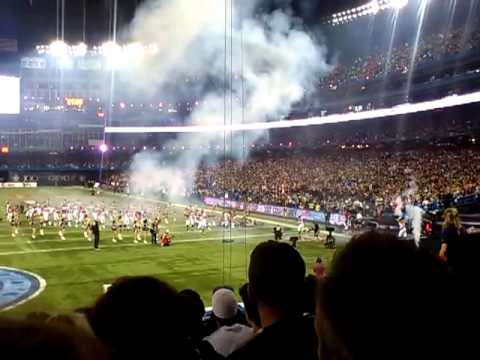 Calgary Stampeders coming out 100th grey cup Toronto Argonauts v Calgary stampeders