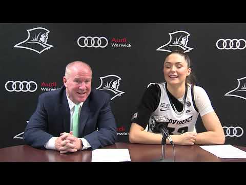 Coach Jim Crowley and Alyssa Geary Postgame Press Conference After 66-47 Win Over Villanova