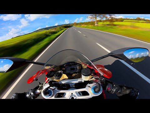 Ducati 1199 Panigale S POV Ride - City and Fast Roads [4K + Raw Audio]
