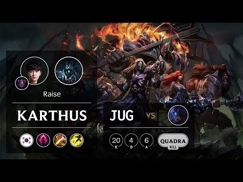 Karthus Jungle vs Rek'Sai - KR Master Patch 9.10